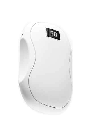 Tenfowee N20 Beyaz 5000mah Li-pil Isıtıcı Ve Power Bank - Üç Seviye Sıcaklık Regülasyonu, Dijital Ekran, Taşınabilir Dış Etkinlik Isıtıcı Beyaz