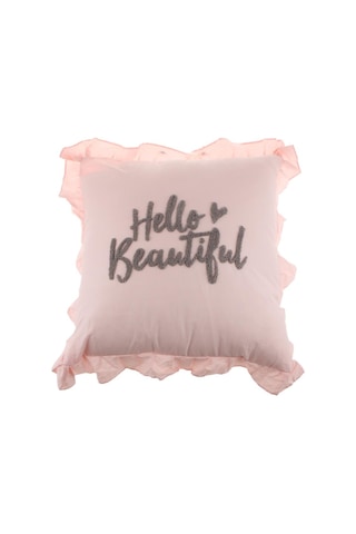 Suntek Doldurulmuş Kare Nakış Yastık Yastığı Arka Yastık