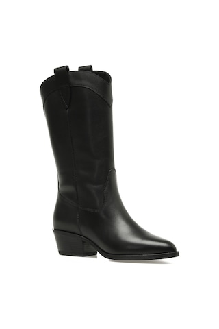 Nine West Zerten2 5pr Siyah Kadın Kovboy Bot 000000000102043217 Siyah
