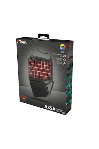 Trust 22881 ASSA USB Kişiselleştirilebilir RGB Num Pad