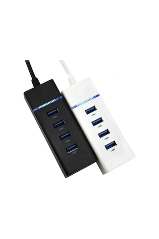4 Port Usb Hub 3.0 Usb Çoklayıcı Işıklı Usb Çoğaltıcı Switch