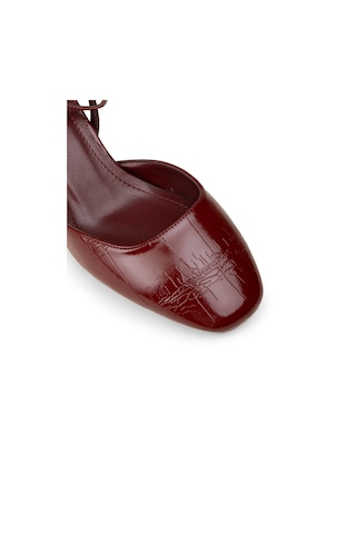 Deery Kadın Bordo İnce Bantlı Topuklu Ayakkabı - Rd016zbrdm01 Bordo
