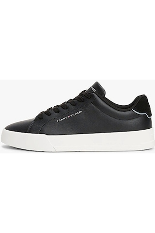 Tommy Hilfiger Th Court Lth Detaıl Ess Siyah