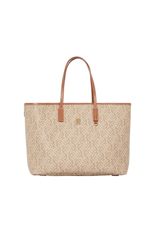 Th Monoplay Leather Tote Kadın Yeşil Çanta - Aw0aw17416 Yeşil