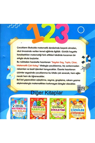Matematik Çok Kolay Sayıları Say Topla Çıkar Okul Öncesi Eğitim
