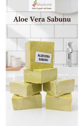 Aloevera Sabunu El Yapımı 6 Adet 1 Kg Doğal