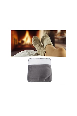 Dofolink Usb Çalışır Elektrikli Ayak Isıtıcı Yumuşak Pamuk Kumaşı Çift Kullanımlı Ev/ofis Isıtıcı Pad