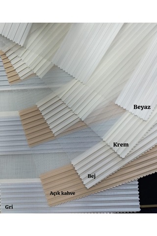 As Perde Dar Pliseli Zebra  Perde