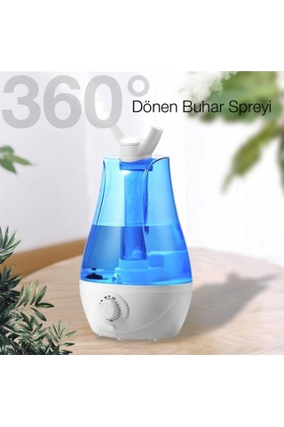 Büyük Boy Ultra Sis Buhar Makinası 3.5 Litre Çocuk Ve Bebek Odaları İçin Ev Hava Nemlendirici