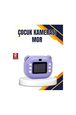 18 Efektli Şipşak Kamera - Oyunlu Müzik Çalarlı Ve Anında Baskı Özellikli