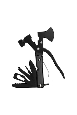 Tcherchi 18 Fonksiyonlu Paslanmaz Çelik Kamp Baltası Ve Çekiç