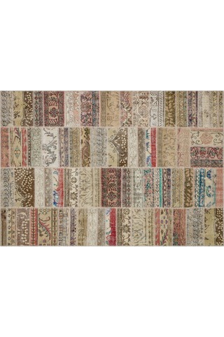 Şık Ve Lüks Patchwork Halı 230x160 Cm 6363