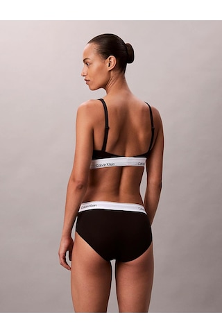 Calvin Klein Kadın Marka Logolu Beyaz Elastik Bantlı Siyah Sütyen Lv00qf8503 Ub1-10596