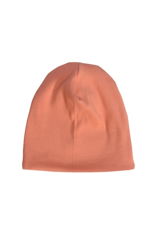 Luess Çocuk Unisex Fitilli Kışlık Bere Somon