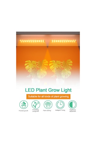 Hfambition 12v Tam Spektrum Led Bitki Büyüme Lambası, İç Mekan İçin Askılı Kuantum Paneli, 1 Kafa Avrupa Standartı Diğer