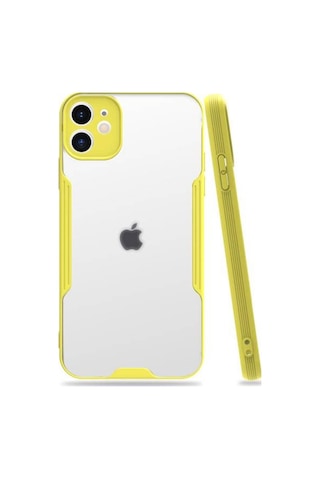 Apple Uyumlu iPhone 11 Tam Korumali Renkli Kenarli Parfe Kilif 517583843