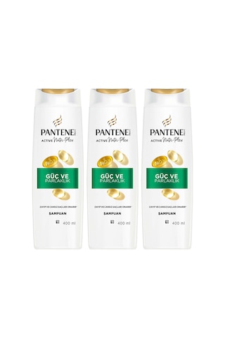 Pro-v Güç & Parlaklık Şampuan 400ml Zayıf Ve Mat Saçlar İçin X 3 Adet Tüm Saç Tipleri