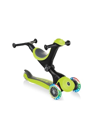 Globber Go Up Deluxe Işıklı Teker Çocuk Scooter Yeşil
