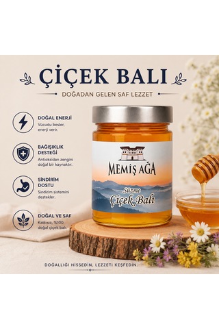 Memiş Ağa Çiçek Balı 850 Gr