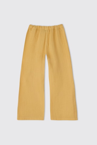 Panço Kız Çocuk Sarı Müslin Pantolon