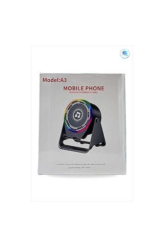 Bluetooth Hoparlör Kablosuz Mobil Telefon Standlı Rgb Işıklı Masa