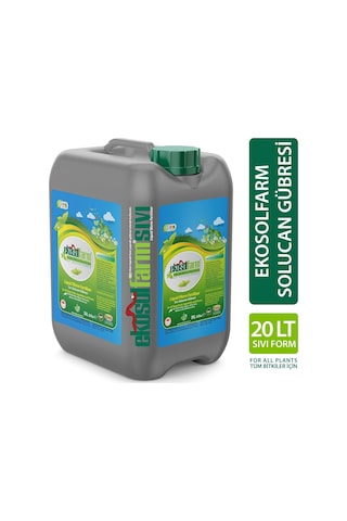 Ekosolfarm Sıvı Solucan Gübresi 20 Lt. Organik Gübre 0,250