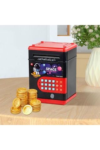 Dolıty Kaydırma Para Sı Oyuncak Paralar Şifre Elektronik 13,5cmx12,3cmx19,5cm