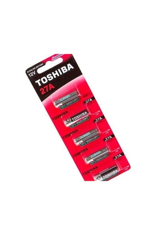 Toshiba 27A BP-5C 12V Alkalin Pil 5'li