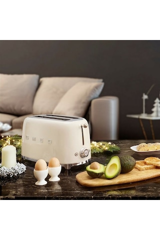 Smeg TSF0CREU Retro 2 Dilim Ekmek Kızartma Makinesi
