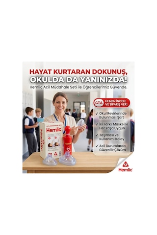 Hemlic Acil Durum Müdahale İcin Aparat 2 Başlıklı