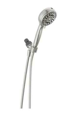 Delta Faucet Proclean Fırçalı Nikel Duş Başlığı, Elde Taşınabilir, Yüksek Basınçlı Püskürtmeli Duş Başlığı, El Duş Başlığı, 6 Püskürtme Ayarı, Spotshield Fırçalanmış Nikel 75740sn