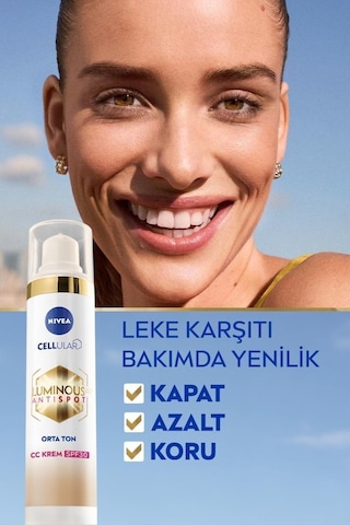 Luminous630 Koyu Leke Karşıtı CC Yüz Kremi SPF30 40 ML
