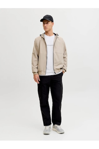 Jack & Jones Jack&jones Jcofusion Chest Brand Tee Ss Erkek T-shirt 12289936 Beyaz