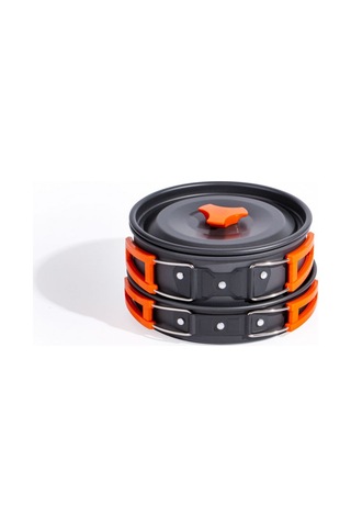 Tencere Tava Çaydanlık Ve 2li Çatal Kaşık Bıçak Seti TTC-CKB2-2808 Açık Gri