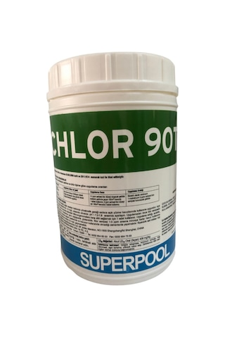 SPP Superpool Superchlor 90 TB %90 Tablet Klor 1 KG Havuz Kimyasalı