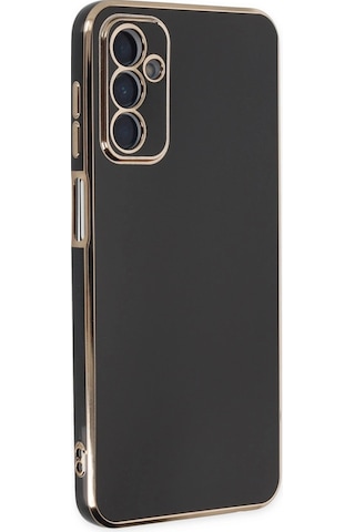 Samsung Uyumlu Galaxy M23 Kılıf Volet Silikon Siyah