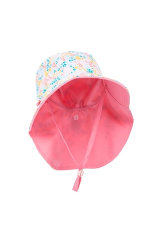 Decathlon Bebek Uv Korumalı Şapka - Pembe / Çiçek Baskılı Pembe