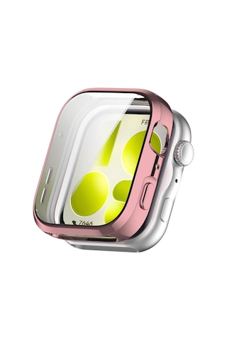 Huawei Watch Fit 5 Uyumlu Parlak Silikon Kasa Ve Ekran Koruyucu 360 Derece Full Koruma Darbe Emici