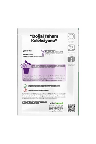 40 Adet Ata Tohumu Çemen Otu