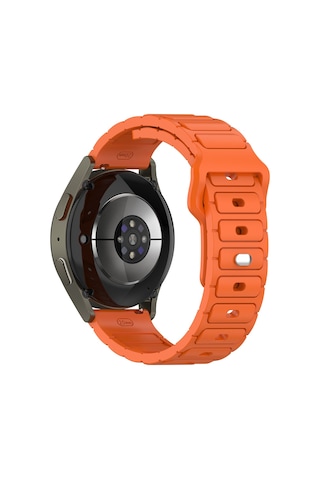 Huawei Watch Gt 3 42mm Mkst Krd-132 22mm Silikon Kordon Strap Kayış - Turuncu
