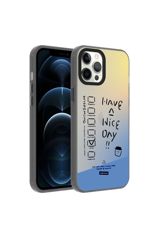 Apple Uyumlu iPhone 12 Pro Max Kılıf Desenli Zore Dragon Sert Kapak Have