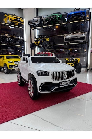 Poyraz Akülü Suv Akülü Araba 12v 0-7 Yaş Özel Plaka Beyaz