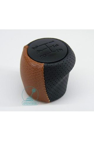 Fiat Punto Ve Linea Deri Vites Topuzu 2006-2017 Taba-siyah Model Siyah