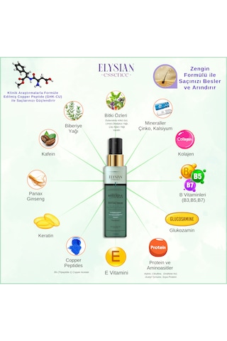 Elysian Essence Biberiye & Çay Ağacı Sıvı Saç Kremi 3'lü Set