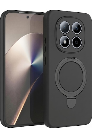 Microsonic Xiaomi Redmi Note 15 Pro 5g Kılıf Aura Stant Magsafe Siyah -