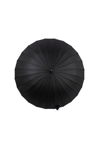 Eleven Markets Rüzgara Dayanıklı Fiber 24 Tel Premium Lux Şemsiye Mpr1031 Siyah