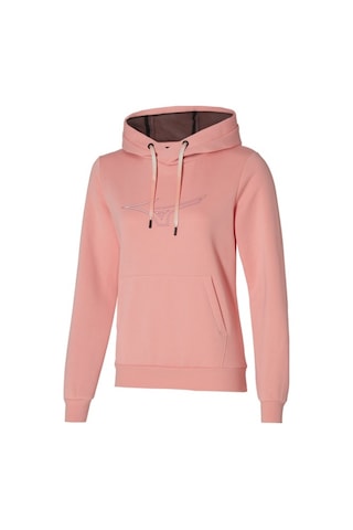 Mizuno Release Hoodie Kadın Kapüşonlu Sweatshirt Pembe