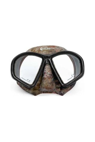 Dynamic Nord Dive Mask Mc 15 Iki Camlı Düşük Hacimli, Revo Ayna Efekti Lensli Dalış Maskesi Kahverengi