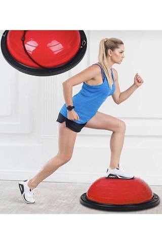 Triathlon T181 Bosu Ball Yarim Denge Topu Pilates Aleti Direnc La