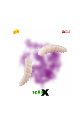 Spıınx Pupa Silikon Yem 35mm 12li Peynir Aromalı Renk: Cheese